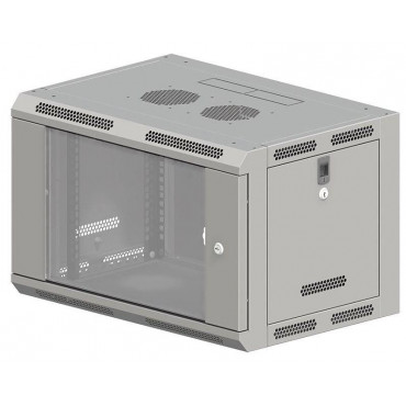 Szafa 15U wisząca 19" gł:600mm otwierane boki ALANTEC