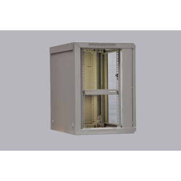 Szafa 12U wisząca 19" gł:450mm otwierane boki