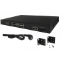 SF124WP Pulsar Switch PoE 24-portowy SF124WP bez zasilacza do 24 kamer IP 1