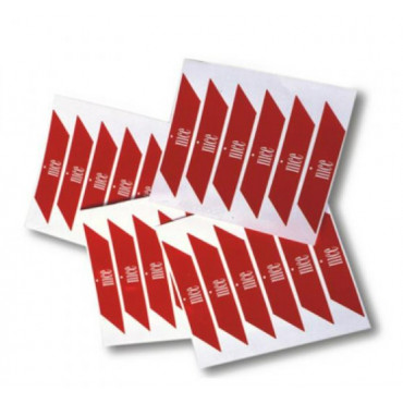 Nalepki ostrzegawcze na...