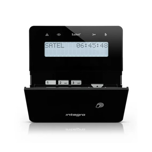 Bezprzewodowy manipulator LCD z czytnikiem zbliżeniowym czarny typ F