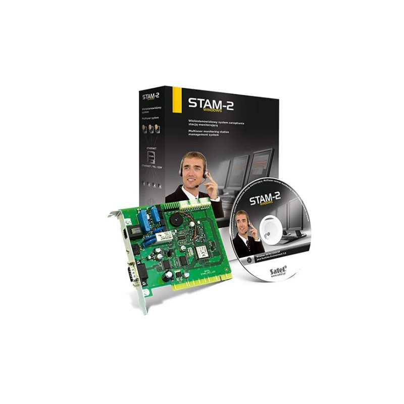 Karta podstawowa + Program PRO Satel STAM-2 BE Pro