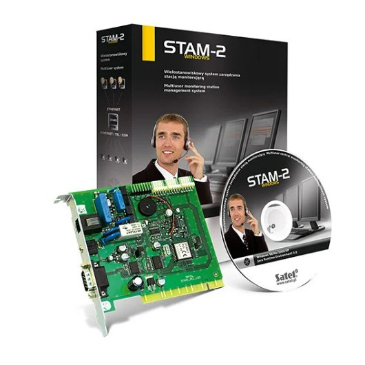 Karta podstawowa + Program PRO Satel STAM-2 BE Pro