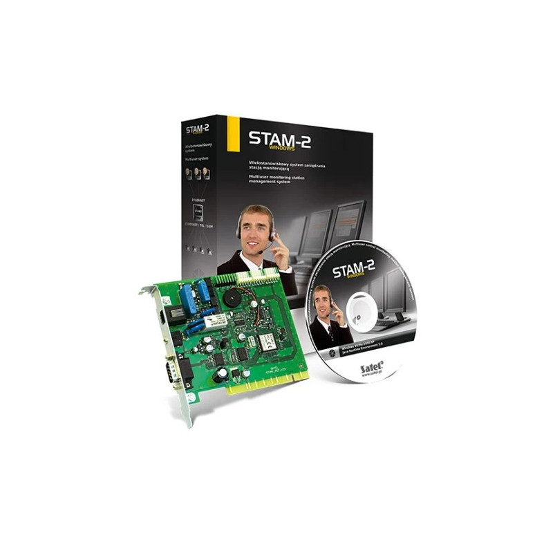 Karta podstawowa telefoniczna + program STAM-2 Basic Satel STAM-2 BT