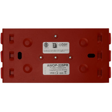 AWOP-225PR Pulsar Puszka instalacyjna rozgałęźna 2×2,5mmsup2/sup