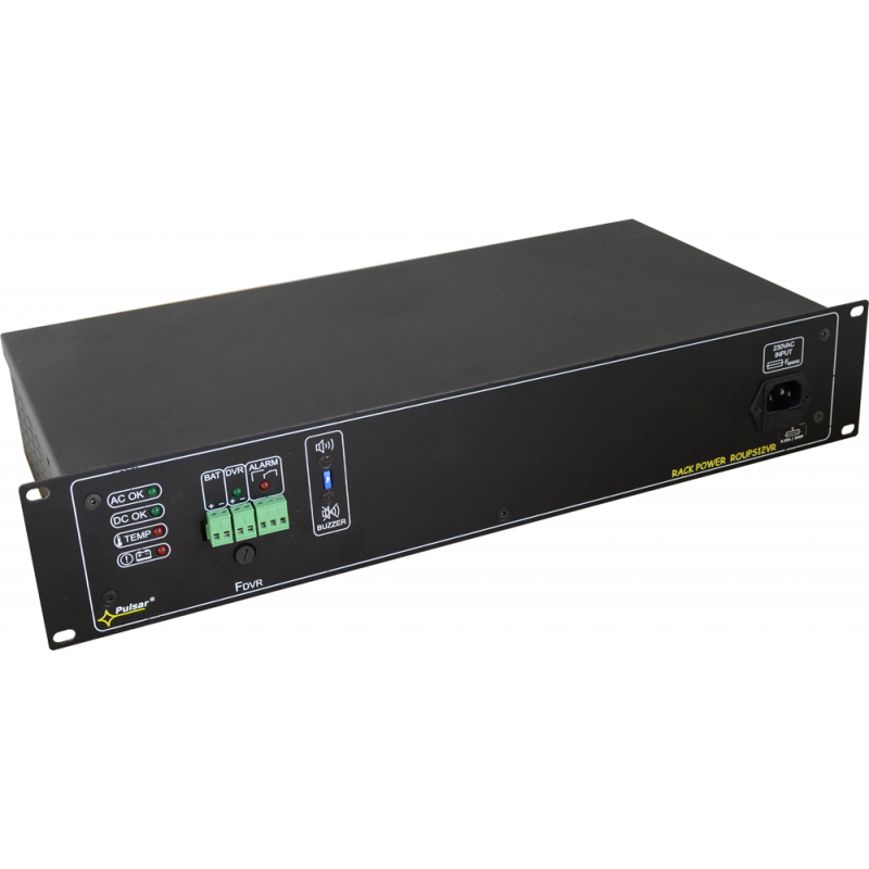 ROUPS12VR Pulsar ROUPS 12V/5A zasilacz buforowy RACK do rejestratora