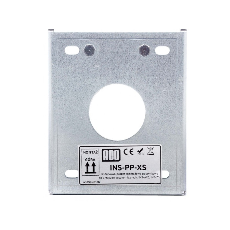 Dodatkowa puszka podtynkowa ACO INS-PP-XS