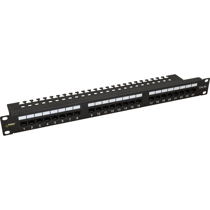 RP-U24V5 Pulsar Patch Panel RP-U24V5 24 porty / UTP / Cat5e