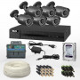 Kompletny zestaw z 6 kamerami BCS 2 Mpix 1