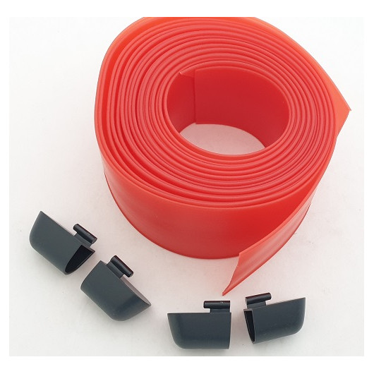 Listwa gumowa czerwona, ochronna, 12m - zabezpieczająca do ramion WA21/WA22 (12m)