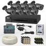 Kompletny zestaw z 8 kamerami BCS 2 Mpix 1