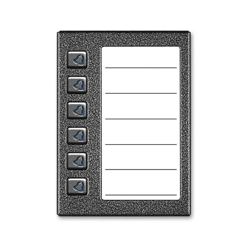 Podświetlana lista opisowa z 6 przyciskami ACO CDN-6NP ST