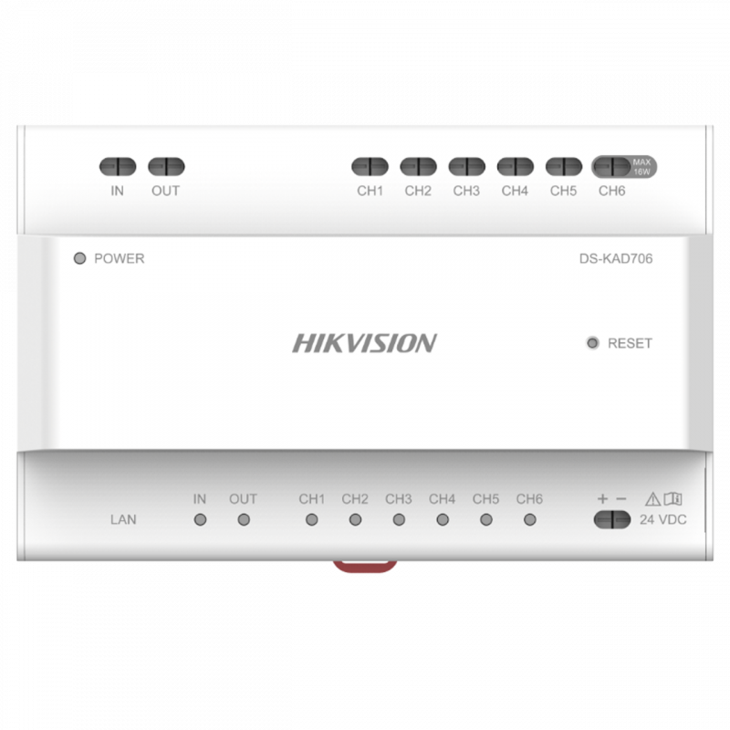 Dystrybutor audio/wideo Hikvision DS-KAD706Y