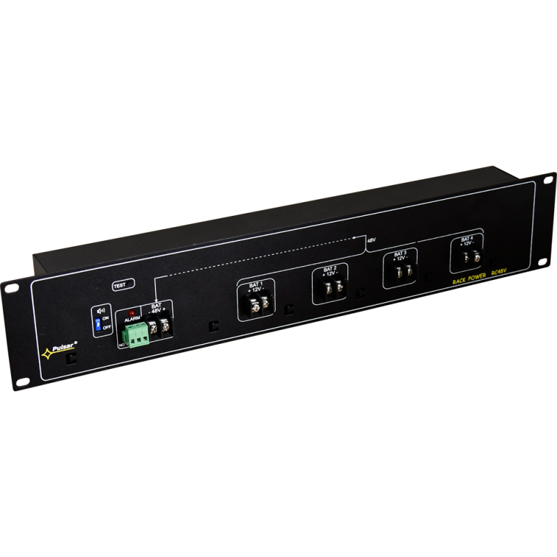 RC48V Pulsar Kontroler akumulatorów 48VDC/5A do szaf RACK 19″
