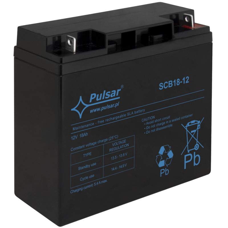 SCB18-12 Pulsar Akumulator 18Ah/12V SCB