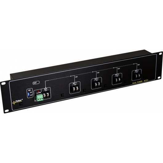 RC12V Pulsar Kontroler akumulatorów 12VDC/20A do szaf RACK 19″