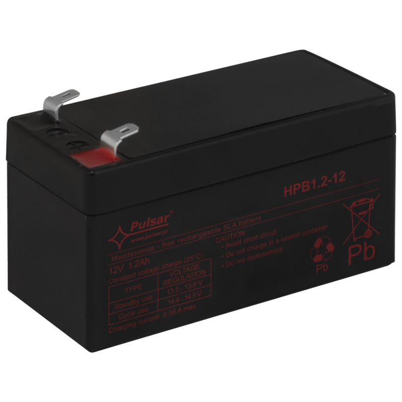 HPB1,2-12 Pulsar Akumulator 1,2Ah/12V HPB