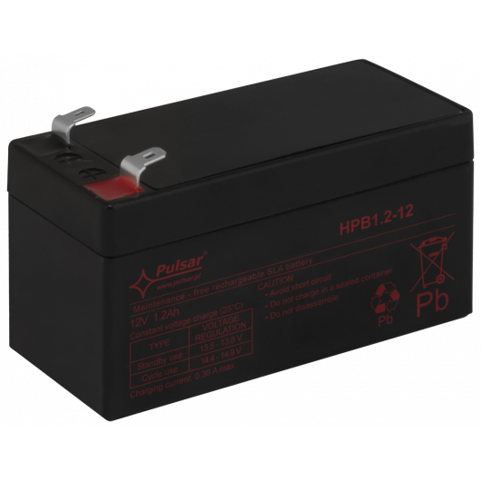 HPB1,2-12 Pulsar Akumulator 1,2Ah/12V HPB