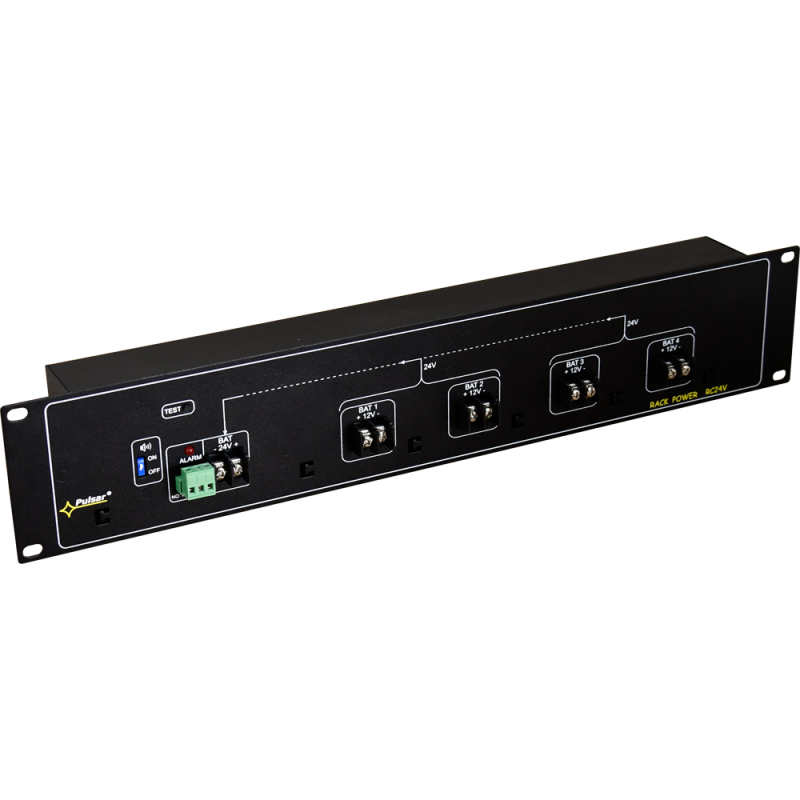 RC24V Pulsar Kontroler akumulatorów 24VDC/10A do szaf RACK 19″