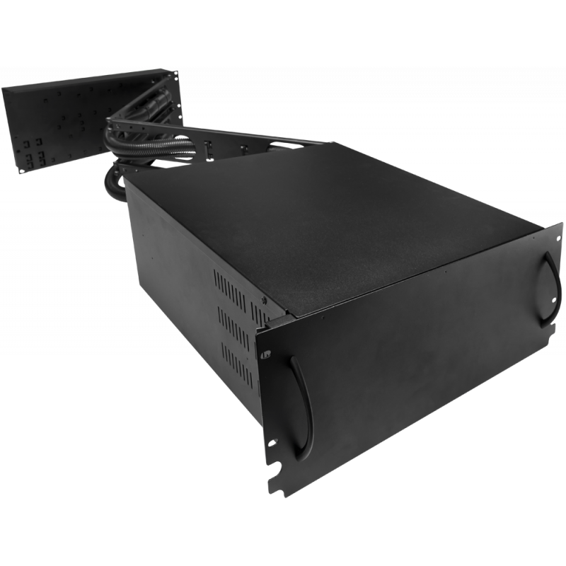 ARAD-S4 Pulsar Obudowa RACK Security 4U/400mm/48linii/17Ah do szaf RACK19" dwupoziomowa