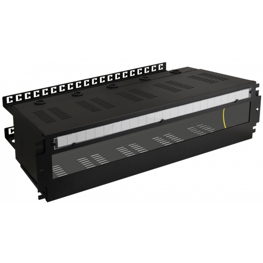 ARADIN2 Pulsar Obudowa z szyną DIN do szaf RACK, 24×S, głębokość 160mm