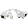 P-POE1 Pulsar P-PoE1 zestaw adapterów PoE ze złączami typu RJ45 i 2.1/5.5 1