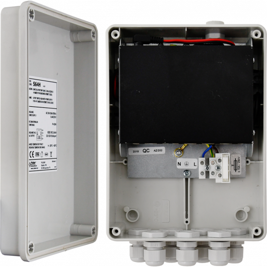 S64H Pulsar Switch 6-portowy S64H z zasilaczem do 4 kamer IP w obudowie hermetycznej