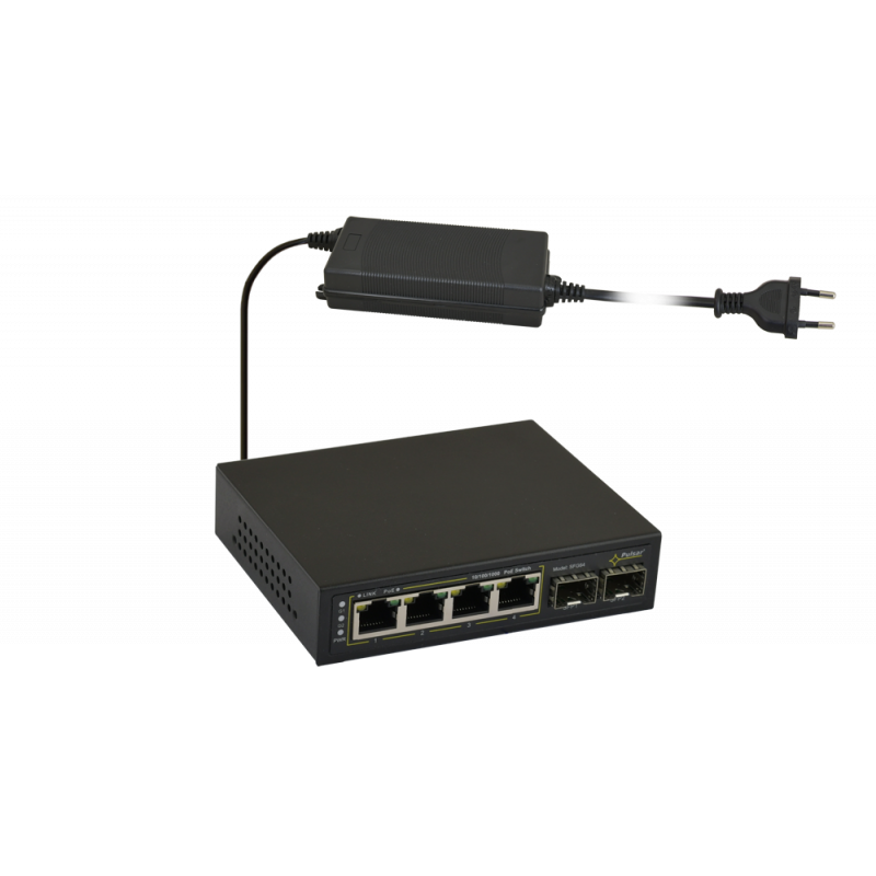 SFG64 Pulsar Switch PoE 6-portowy SFG64 do 4 kamer IP