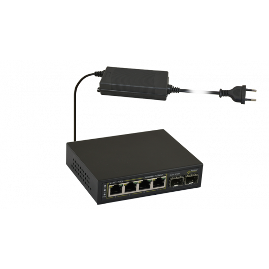 SFG64 Pulsar Switch PoE 6-portowy SFG64 do 4 kamer IP