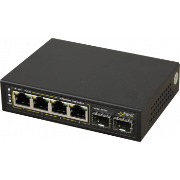SFG64 Pulsar Switch PoE 6-portowy SFG64 do 4 kamer IP