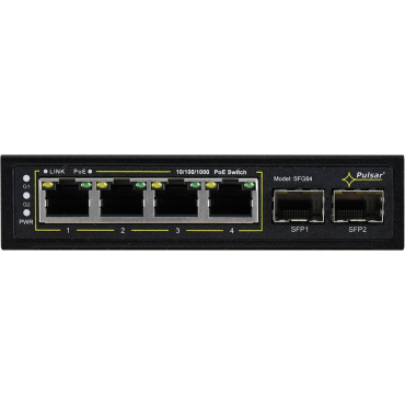 SFG64 Pulsar Switch PoE 6-portowy SFG64 do 4 kamer IP