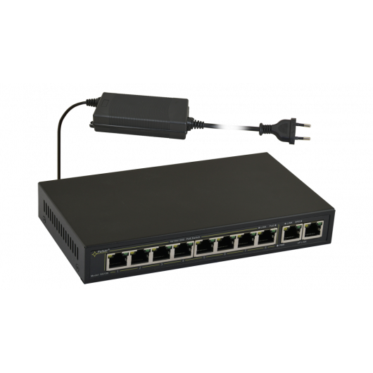 SG108-90W Pulsar Switch PoE 10-portowy SG108-90W do 8 kamer IP
