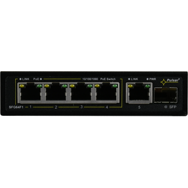 SFG64F1 Pulsar Switch PoE 6-portowy SFG64F1 do 4 kamer IP