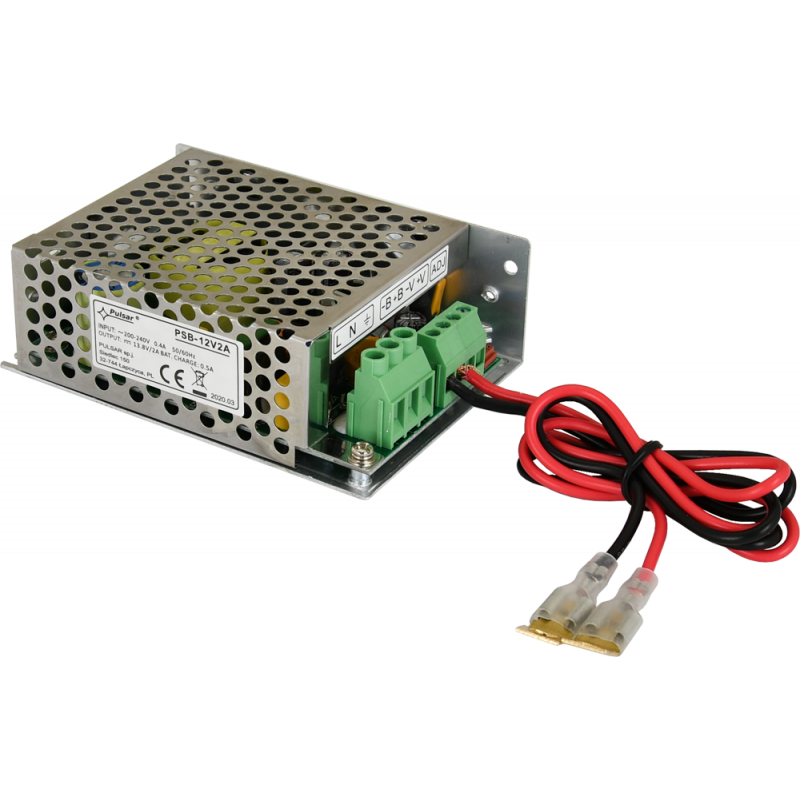 PSB-12V2A Pulsar PSB 13,8V/2A zasilacz buforowy impulsowy do zabudowy