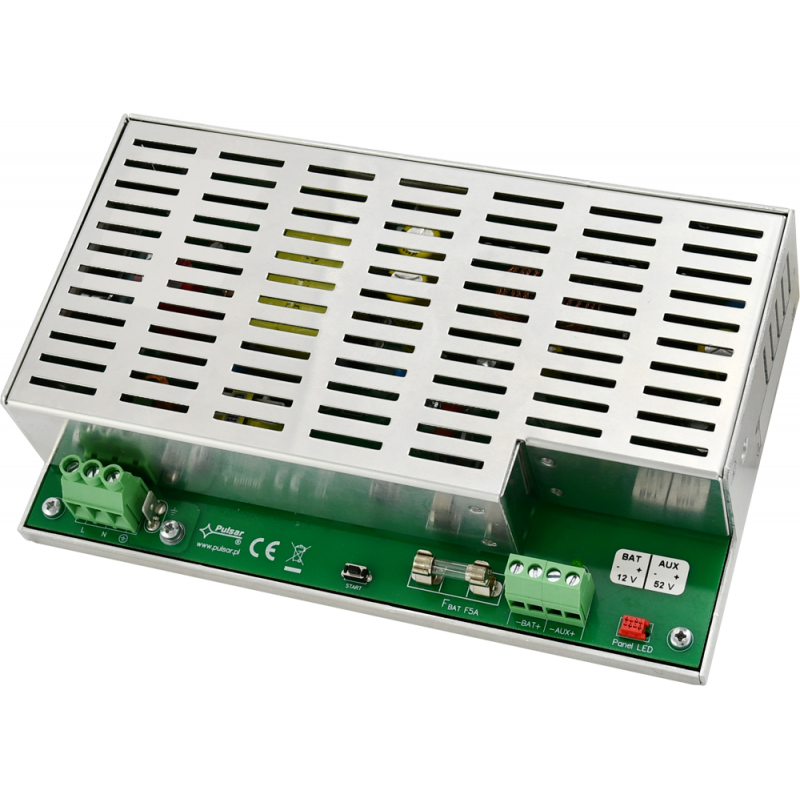 PWB-52V1A Pulsar PWB 52V/1,15A/1xBAT zasilacz buforowy PoE do zabudowy