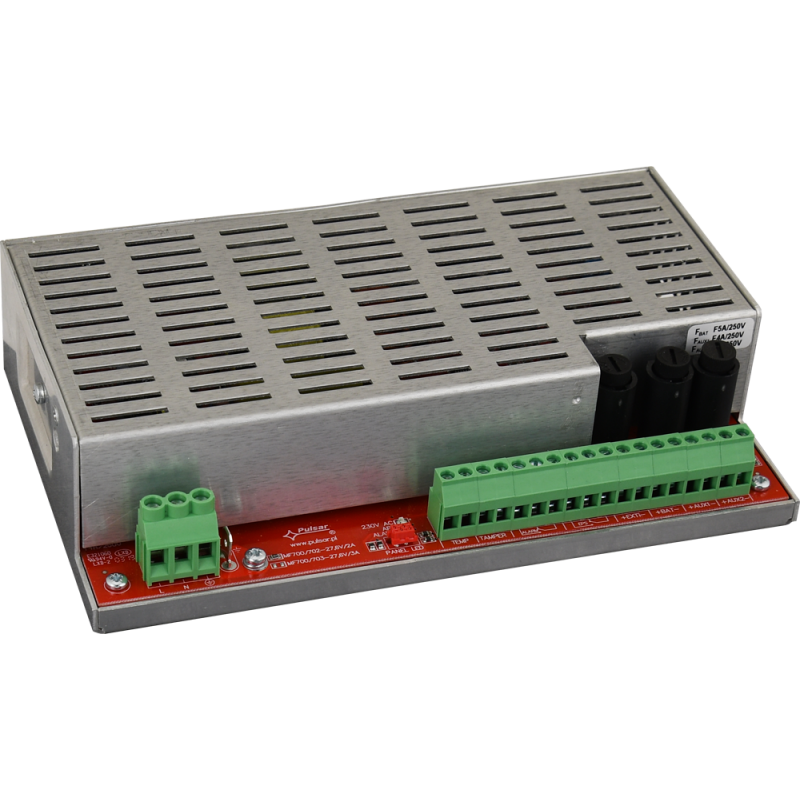 EN54M-2A7-17 Pulsar EN54M 27,6V/2A/2×7-17Ah moduł zasilacza do systemów przeciwpożarowych