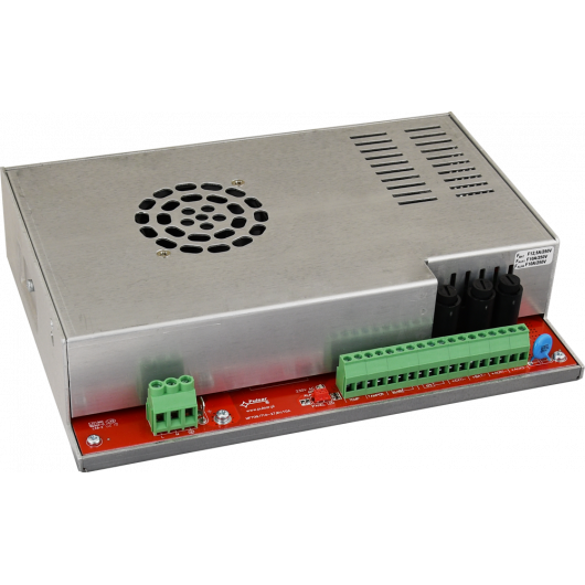 EN54M-10A40-65 Pulsar EN54M 27,6V/10A/2×40-65Ah moduł zasilacza do systemów przeciwpożarowych