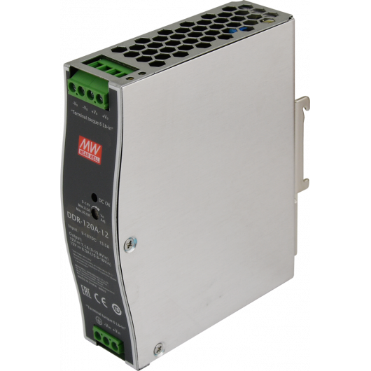 DDR-120A-12 Pulsar DDR 12V/120W/8.3A przetwornica DC/DC na szynę DIN