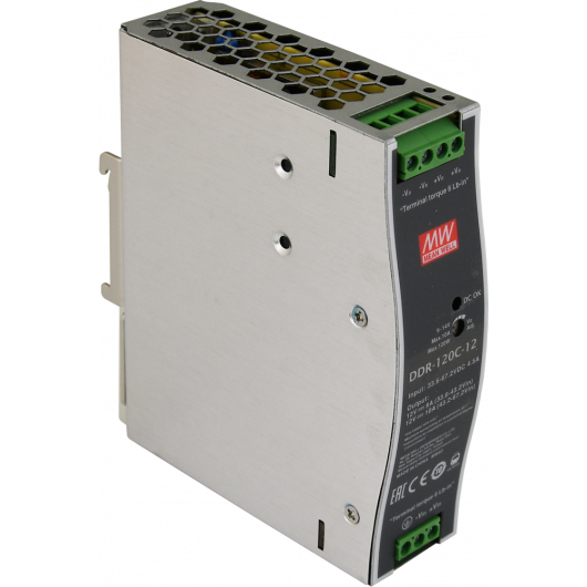 DDR-120C-12 Pulsar DDR 12V/120W/10A przetwornica DC/DC na szynę DIN