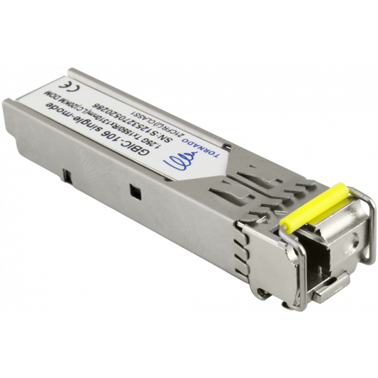 GBIC-106 Pulsar Moduł SFP GBIC-106, single-mode, 1,25G, Tx:1550 / Rx:1310, LC, 20KM, DDM (TORNADO)