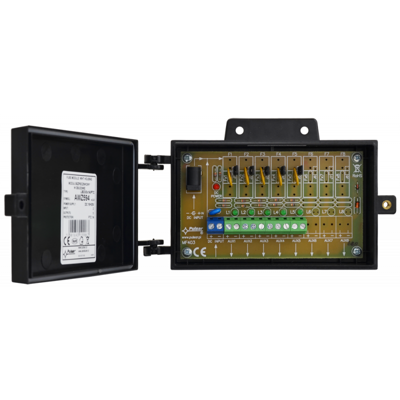 AWZ594 Pulsar LBC5/5×1A/PTC moduł bezpiecznikowy w obudowie