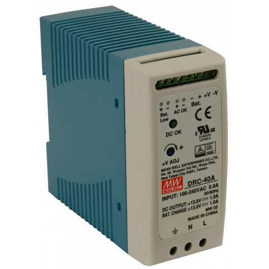 DRC-40A Pulsar DRC 13.8V/40W/1.9A/1A zasilacz na szynę DIN