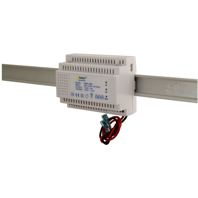 DINB13850 Pulsar DINB 13.8V/5A zasilacz buforowy na szynę DIN