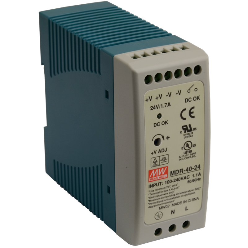 MDR-40-24 Pulsar MDR 24V/40,8W/1,7A zasilacz na szynę DIN