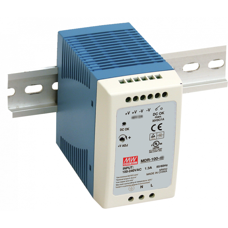 MDR-100-48 Pulsar MDR 48V/96W/2A zasilacz na szynę DIN