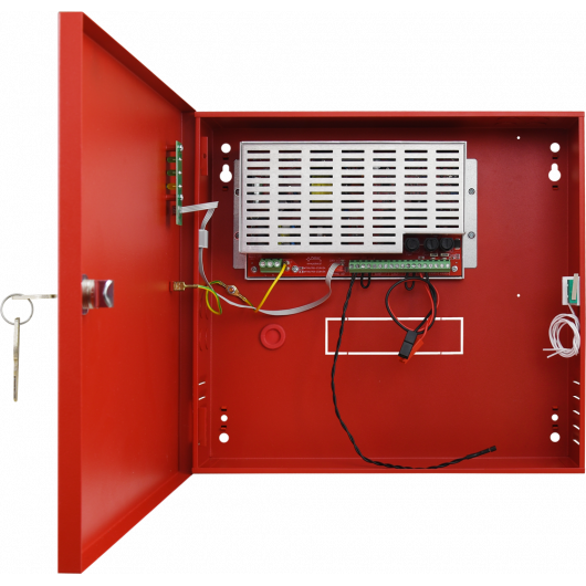 EN54C-2A7 Pulsar EN54C 27,6V/2A/2×7Ah zasilacz do systemów przeciwpożarowych