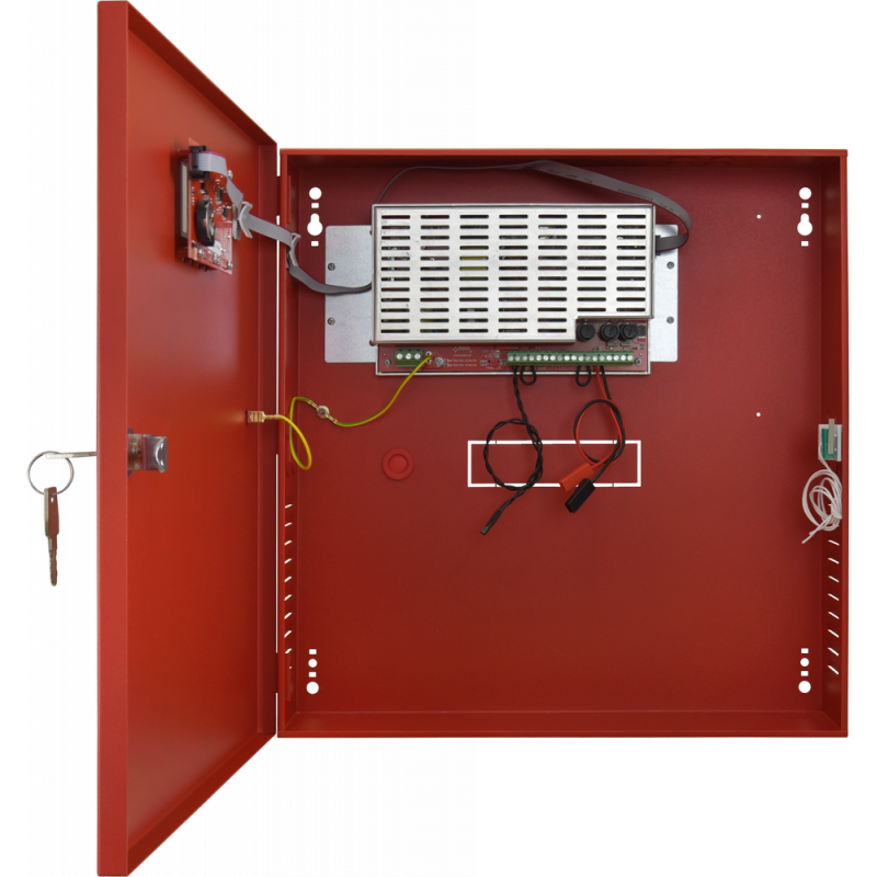 EN54C-3A17LCD Pulsar EN54C 27,6V/3A/2x17Ah/LCD zasilacz do systemów przeciwpożarowych