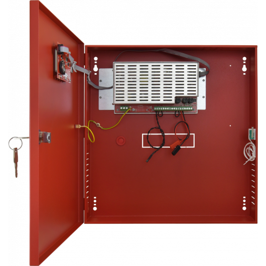 EN54C-3A17LCD Pulsar EN54C 27,6V/3A/2x17Ah/LCD zasilacz do systemów przeciwpożarowych