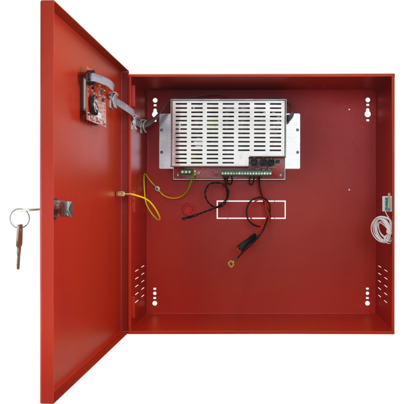 EN54C-5A40LCD Pulsar EN54C 27,6V/5A/2x40Ah/LCD zasilacz do systemów przeciwpożarowych