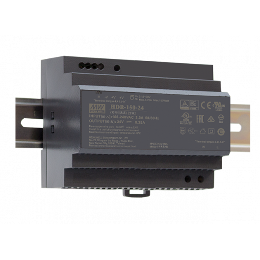 HDR-150-15 Pulsar HDR 15V/150W/9.5A zasilacz na szynę DIN